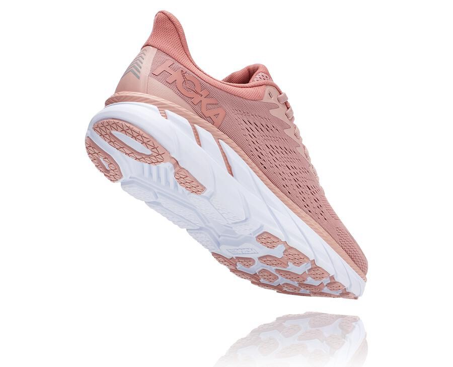 Tenis Hoka One One Mujer Rosas - Clifton 7 - VWUI26153